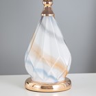 Лампа настольная с подсветкой "Мирана" 1x60Вт E27 золото 25х25х45 см RISALUX - фото 23077822