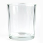 Стакан для свечи с наклейкой «Насладись моментом», 5 х 6 х 5 см - фото 24480631