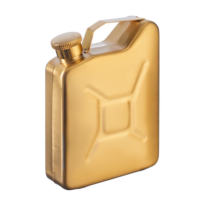 Фляжка для алкоголя "Канистра", нержавеющая сталь, подарочная, армейская, 150 мл - Фото 1