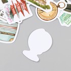 Наклейки для творчества "Кругосветное путешествие" набор 46 шт 6,4х4,4х1,1 см - фото 22765523