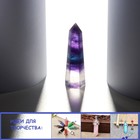 Кристалл из натурального камня «Фиолетовый флюорит», высота: от 4 до 5 см - фото 109304930