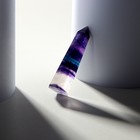 Кристалл из натурального камня «Фиолетовый флюорит», высота: от 4 до 5 см - фото 7443813