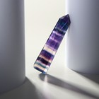 Кристалл из натурального камня «Фиолетовый флюорит», высота: от 6 до 7 см - фото 7443820