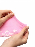 Носочки увлажняющие, с гелевыми вставками, ONE SIZE, нежно-розовые - Фото 6