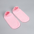 Носочки увлажняющие, с гелевыми вставками, ONE SIZE, цвет нежно-розовый - Фото 7