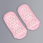 Носочки увлажняющие, с гелевыми вставками, ONE SIZE, цвет нежно-розовый - Фото 8