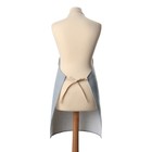 Фартук Доляна с карманом, синий, 70×65±4 см, 100% хлопок, рогожка - Фото 7