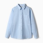 Блузка женская MINAKU: Casual Collection цвет голубой, р-р 44 - Фото 6