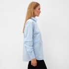 Блузка женская MINAKU: Casual Collection цвет голубой, р-р 50 9781742