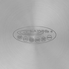 Кастрюля Катунь «Гретта», 4.2 л, d=22 см, капсульное дно, индукция, нержавеющая сталь, AISI - 201 - Фото 5