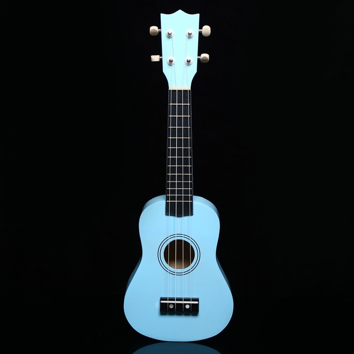 Игрушка музыкальная «Гитара» в голубом цвете, 54 × 17,5 × 6,5 см - фото 1899032144
