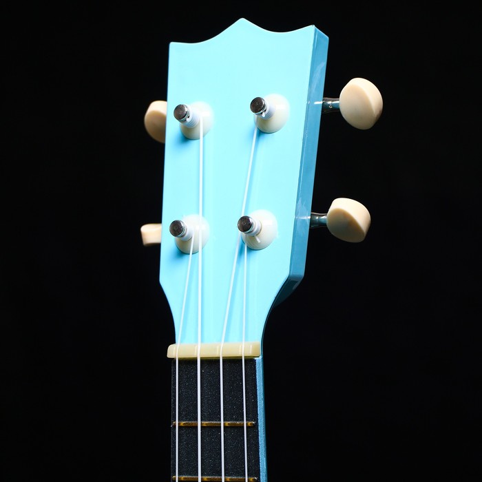 Игрушка музыкальная «Гитара» в голубом цвете, 54 × 17,5 × 6,5 см - фото 1878339425