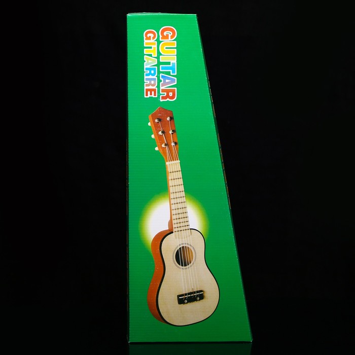 Игрушка музыкальная «Гитара» в голубом цвете, 54 × 17,5 × 6,5 см - фото 1899032148