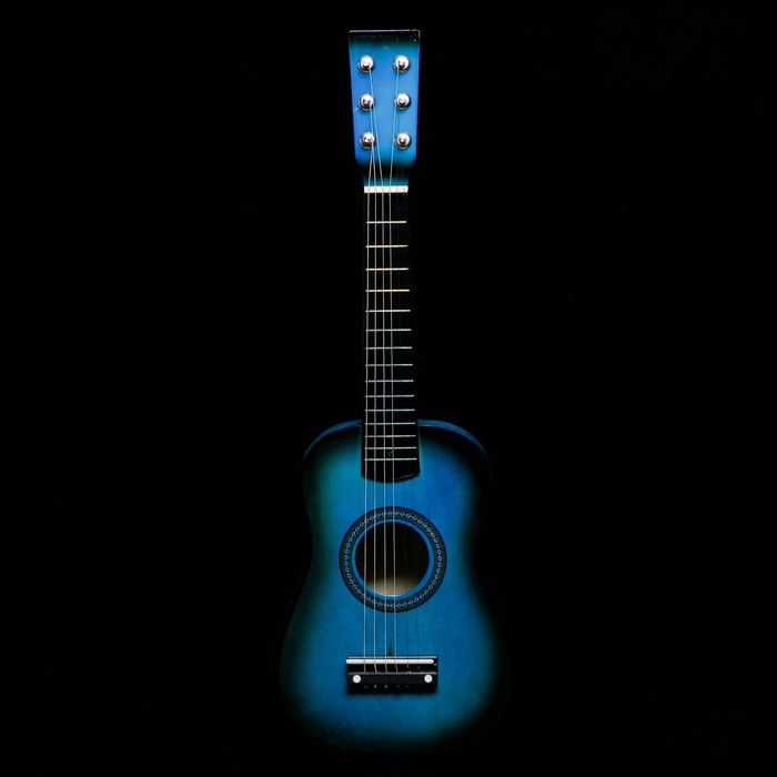 Игрушка музыкальная «Гитара» в синем цвете, 57 × 19,5 × 9 см - фото 1897556910