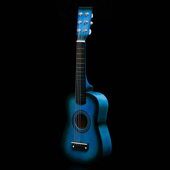 Игрушка музыкальная «Гитара» в синем цвете, 57 × 19,5 × 9 см - фото 1897556911