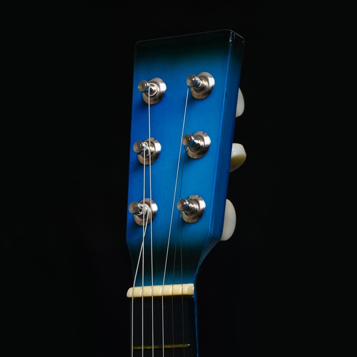 Игрушка музыкальная «Гитара» в синем цвете, 57 × 19,5 × 9 см - фото 1897556913