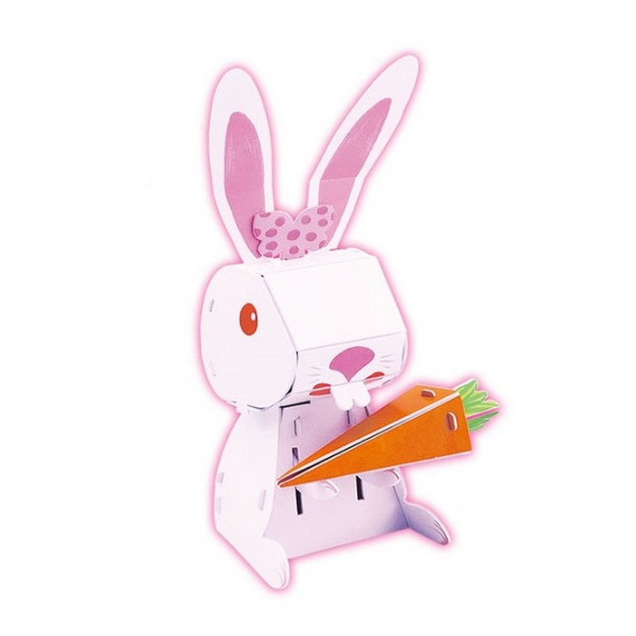 Набор для творчества создние 3D фигурки «Кролик» - Фото 1