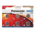 Батарейка литиевая Panasonic Lithium Power, CR2032-6BL, 3В, блистер, 6 шт. - Фото 2