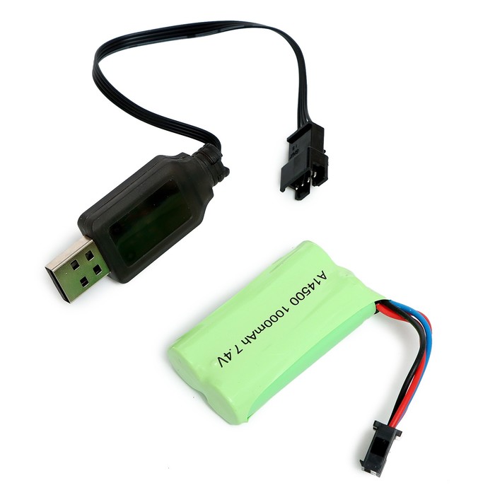 Джип радиоуправляемый SHARK, мягкие колеса, работает от акб, цвет серый 66157