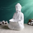 Подставка для мелочей "Будда с лотосом" белая, 19х17х32 - Фото 3