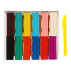 Пластилин мягкий, восковой, 12 цветов, Мульти-Пульти, 144 г, «Чебурашка», со стеком - Фото 4