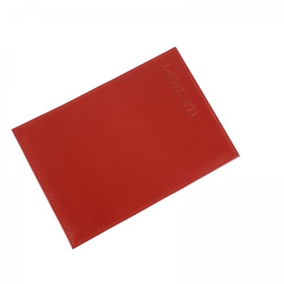П404-16 Обложка для паспорта П404,красный матовый - 16