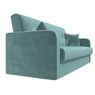 Прямой диван «Надежда», механизм книжка, велюр, цвет бирюзовый - Фото 3