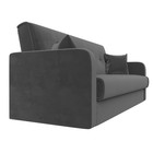 Прямой диван «Надежда», механизм книжка, велюр, цвет серый - Фото 3