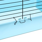 Клетка для кроликов, морских свинок «Пижон» №4 складная, 80×50×47 см, бирюзовая - Фото 7