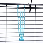 Клетка для кроликов, морских свинок «Пижон» №4 складная, 80×50×47 см, бирюзовая - Фото 9