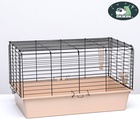 Клетка для кроликов, морских свинок «Пижон» №4 складная, 80×50×47 см, бежевая - Фото 3