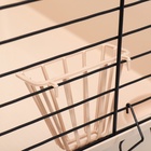 Клетка для кроликов, морских свинок «Пижон» №4 складная, 80×50×47 см, бежевая - Фото 5