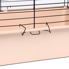 Клетка для кроликов, морских свинок «Пижон» №4 складная, 80×50×47 см, бежевая - Фото 8