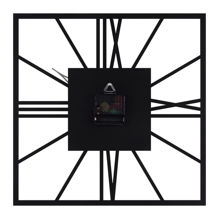 Часы настеные, серия: Лофт, "Рим", плавный ход, 35 х 35 см