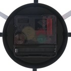 Часы настенные, интерьерные: Лофт, бесшумные, d-40 см, черные - фото 22861890