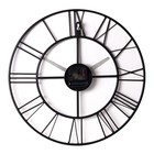Часы настенные, интерьерные: Лофт, бесшумные, d-40 см, бронза - Фото 3