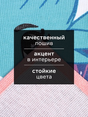 Набор полотенец Доляна "Волшебный год" 28х46 см - 2 шт, 100% хл, рогожка 164 г/м2