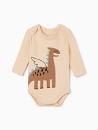 Боди Крошка Я "Дракоша", рост 68-74 см, бежевый - фото 809605067