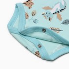 Боди Крошка Я "Дракоша", рост 62-68 см, голубой - фото 24369674