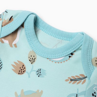 Боди Крошка Я «Дракоша», рост 62-68 см, голубое