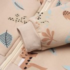 Костюм: толстовка и брюки Крошка Я "Дракоша", рост 62-68 см, молочный - Фото 5