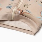 Костюм: толстовка и брюки Крошка Я "Дракоша", рост74-80 см, молочный - Фото 4