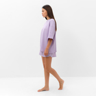 Комплект женский (футболка, шорты) KAFTAN Basic line, р. 44, сиреневый 9837367 - фото 428143 Комплект женский (футболка, шорты) KAFTAN Basic line, р. 44, сиреневый 9837367 - фото 428143