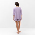 Комплект женский (футболка, шорты) KAFTAN Basic line, р. 44, сиреневый 9837367 - фото 428144 Комплект женский (футболка, шорты) KAFTAN Basic line, р. 44, сиреневый 9837367 - фото 428144