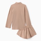 Комплект женский (рубашка, шорты) KAFTAN Basic line, р. 44, кофейный 9837371 - фото 14225454