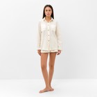 Комплект женский (рубашка, шорты) KAFTAN Basic line, р. 44, молочный 9837376 - фото 14225457