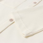 Комплект женский (рубашка, шорты) KAFTAN Basic line, р. 48, молочный - Фото 8