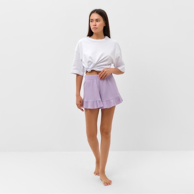 Шорты женские KAFTAN Basic line, размер 42, сиреневые