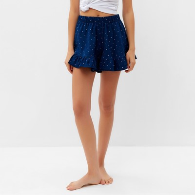 Шорты женские KAFTAN «Горошек», размер 44-46, синие