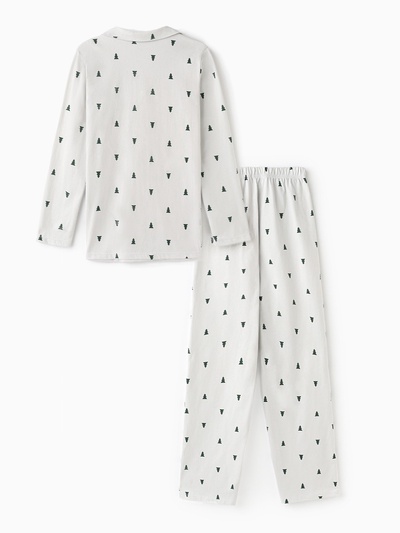 Пижама новогодняя женская (футболка, брюки) KAFTAN «Елки», размер 48-50